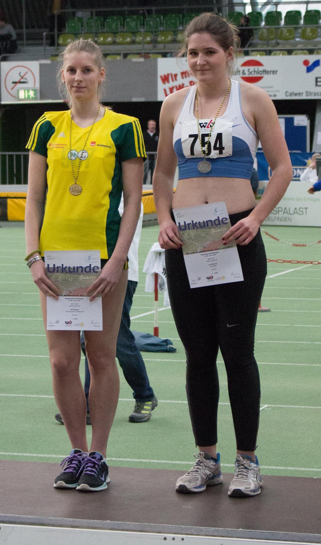 Lisa Nippgen mit Gold über 200 Meter LAZ Ludwigsburg