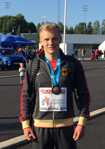 Henrik Bronze 110m Hürden U20 EM